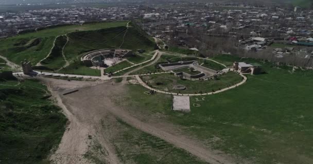 Tacikistan, Orta Asya kalede Hisor görünümünü. — Stok video