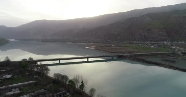 Перегляд Hisor фортеці в Таджикистані, Центральної Азії. — стокове відео