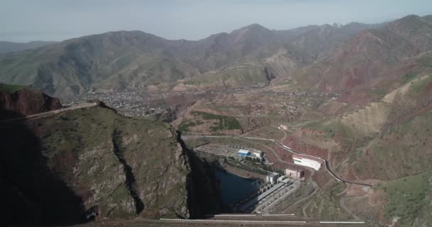 Uitzicht op het fort van Hisor in Tadzjikistan, Centraal-Azië. — Stockvideo