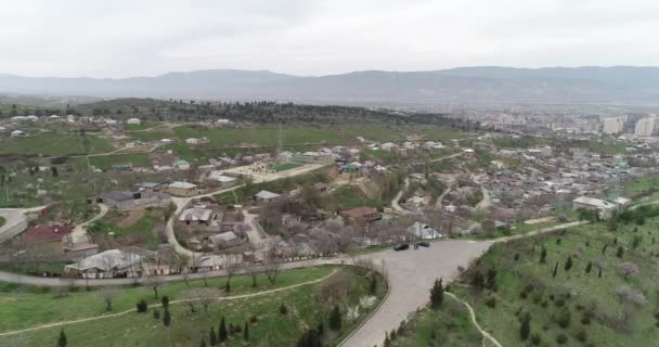 Stadsgezicht van de Tadzjiekse hoofdstad - Dushanbe. Tadzjikistan, Centraal-Azië. — Stockvideo