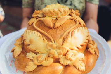 Ekmek ve tuz hoş geldiniz. Ekmek ve tuz bir hoş geldiniz konuk sunan geleneksel bir ritüel.