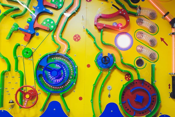 background of childrens educational toys. top view close-up. toys for young children. games for the development of the child.