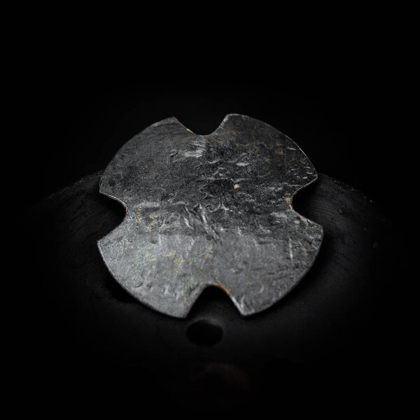 part of the hookah, modern design, on a black background.