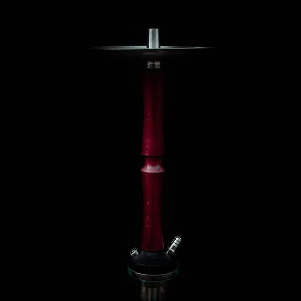 Part of the hookah, modern design, on a black background. — Stock Photo, Image