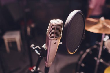 Profesyonel kondansatör stüdyo mikrofonu, Musical Concept. Kayıt