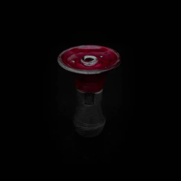 Part of the hookah, modern design, on a black background. — Stock Photo, Image