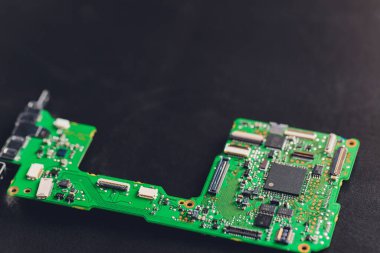 DSLR kompakt kamerasından elektronik panolar..