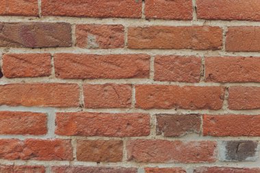 kırmızı tuğla duvar dokusu grunge arkaplan vignetted köşeler, iç tasarım için kullanılabilir.
