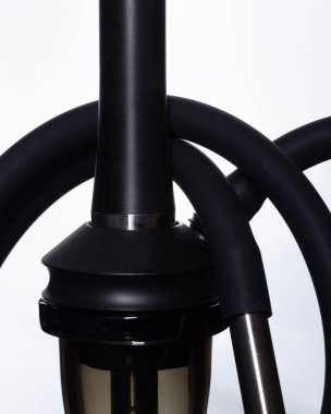 Nargile 'nin bir parçası, modern tasarım, arka planda.