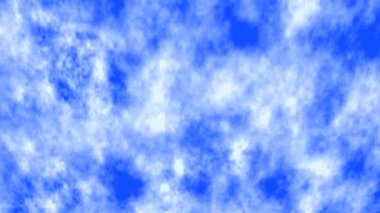 Bulutlu mavi gökyüzü