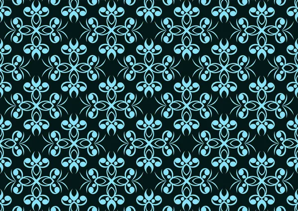 Fond Motif Bleu Brillant — Image vectorielle