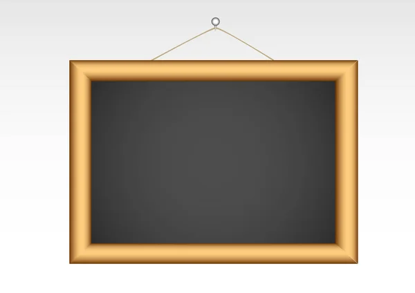 黒板テンプレートの空白のオブジェクト — ストックベクタ