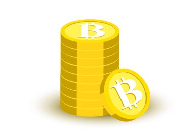 bitcoin para yığını