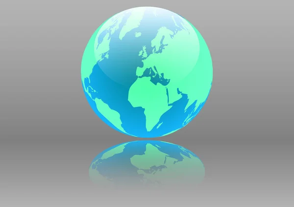 Скло Глобус Світ — стоковий вектор