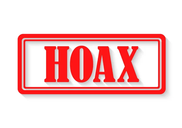 stock vector vector design of hoax stamp