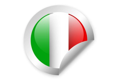 bayrak ülke etiket vektör tasarımı 