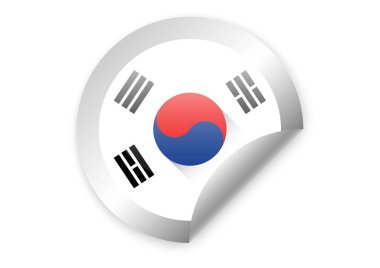 bayrak ülke etiket vektör tasarımı 