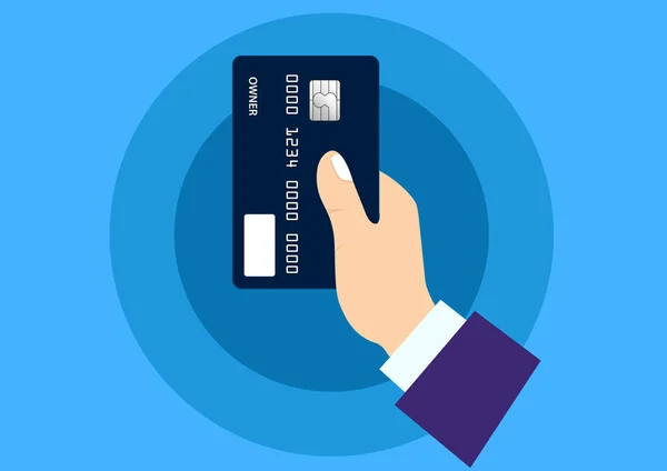 Εικονογράφηση Πληρωμή Πιστωτικών Καρτών — Διανυσματικό Αρχείο