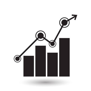 büyüme eğilimleri grafik simgesini 