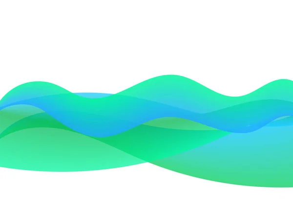 Κύματα Κομψό Σχεδιασμό Φόντου — Διανυσματικό Αρχείο