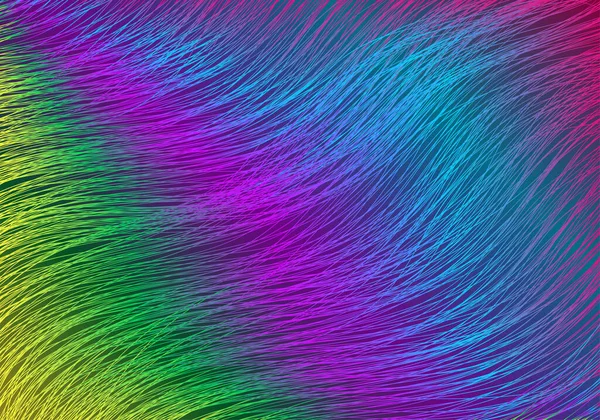 Rainbow Line Color Gradient — Stock Vector