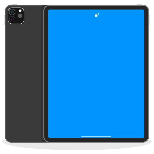 Tablet Mobiele Apparaat Frame Ontwerp — Stockvector