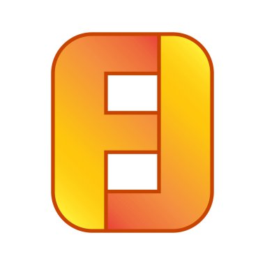 FL ilk alfabe logo tasarımı 