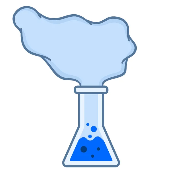 Alchemie Onderzoek Buis Glas — Stockvector