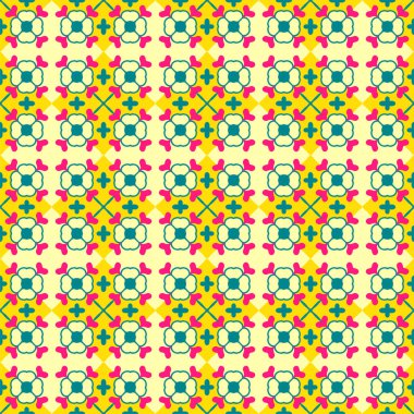 Bitki soyut çizikleri olan sarı, pürüzsüz desen