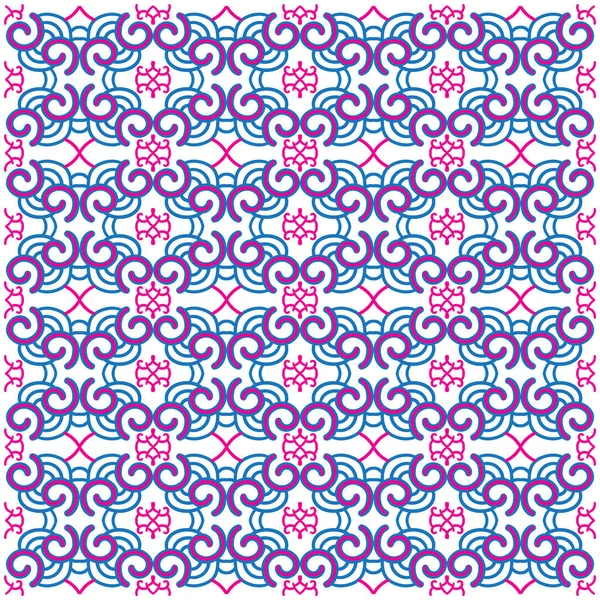 mavi pembe geometrik desen