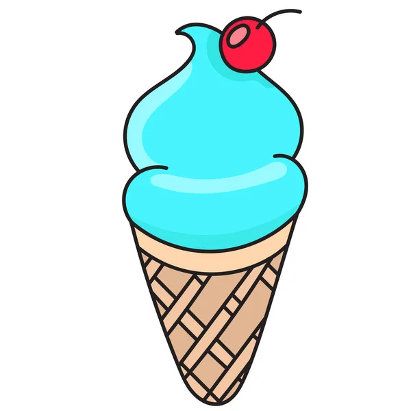 Kresba Zmrzliny Čmáranice — Stockový vektor