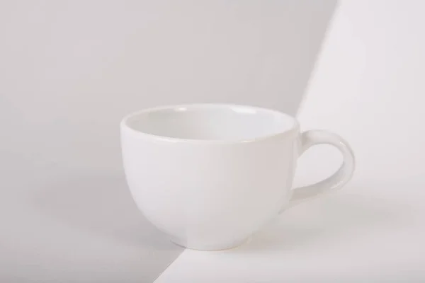 Una Taza Café Blanco Maqueta Para Marca Diseño Creativo — Foto de Stock