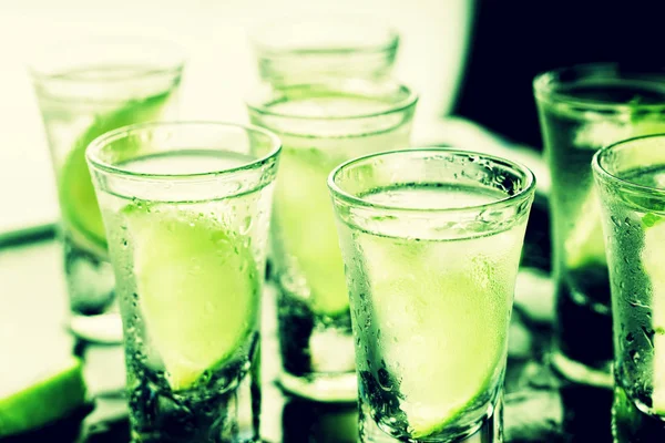 Green cocktails on St. Patrick\'s Day