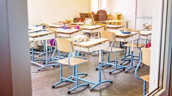 Empty School Class Back School — Stock Photo, Image