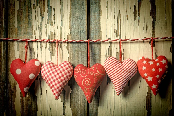 Valentine Day Background Pillow Hearts Symbolize Happiness Drama Love February — Stock Photo, Image