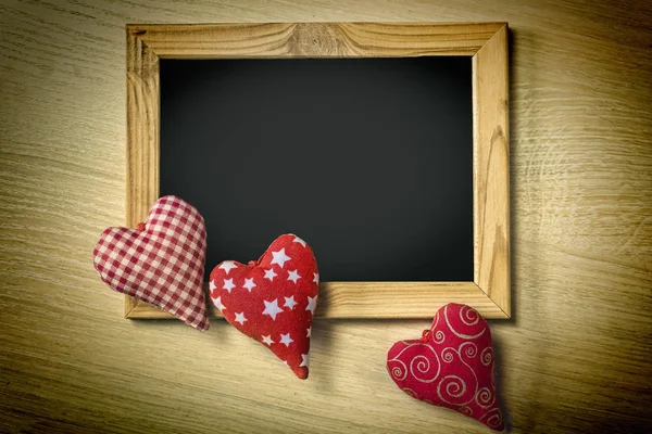 Día de San Valentín, amor, vacaciones, saludo, marco, espacio para copiar — Foto de Stock