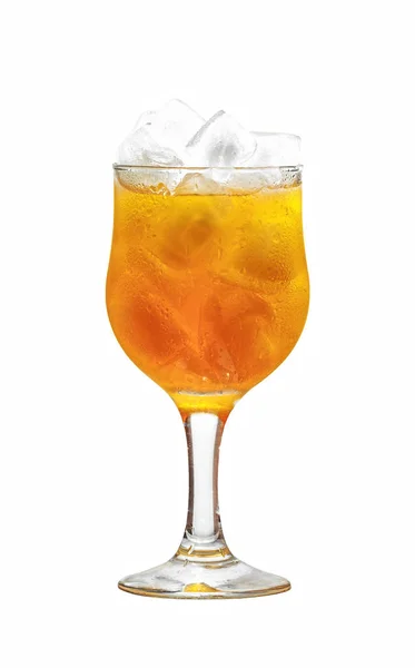 Laranja, não alcoólico, bebida, verão, alcoólico, coquetel, vodka, suco — Fotografia de Stock