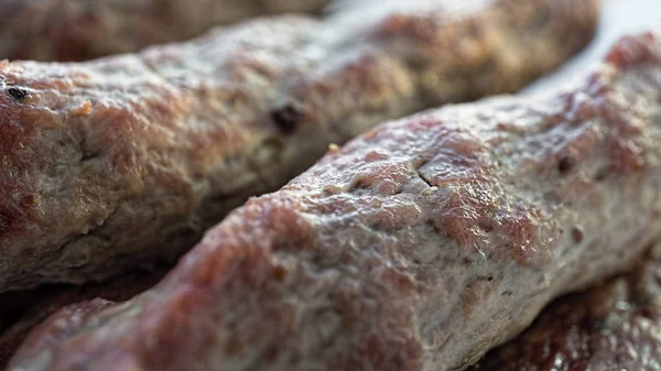 Kebab vlees, grill, voedsel, barbecue, Bbq, straatvoedsel — Stockfoto