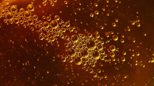 泡、テクスチャ、蜂蜜、植物油、機械油、ジュース、ビール、エアコン, — ストック写真