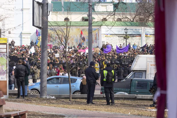 8 марта, Украина, Март женщин, феминисток, ЛГБТ-сообщества , — стоковое фото