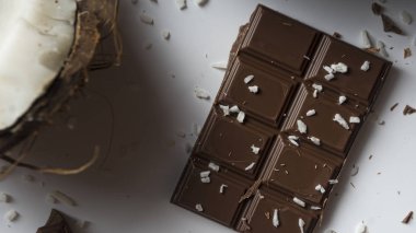 macaroons, tarifi, lütuf, hindistan cevizi barlar, hindistan cevizi yağı, çikolata 