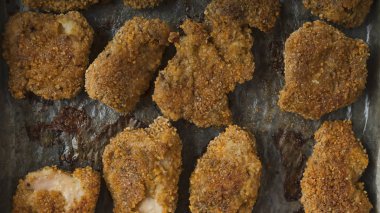 nuggets, Ev yapımı nuggets, kızarmış tavuk ihaleleri, ev yapımı civciv