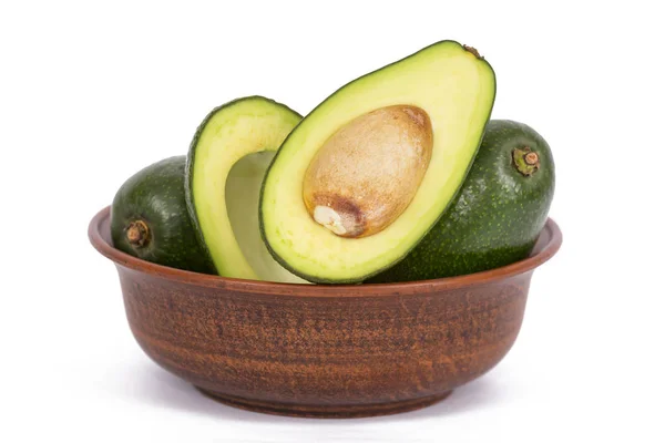 Smooth avocado, sliced avocado, shutterstock, ripe fresh, avocad — Stock Photo, Image