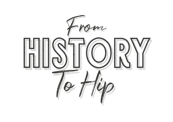 History Historians Quote — Stock Vector