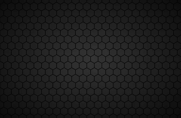 Geometrische Polygone Hintergrund Abstrakte Schwarze Metallic Tapete Vektorillustration — Stockvektor