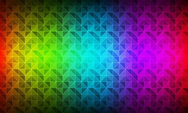 Цветной спектр современного фона, геометрическая текстура полигона, треугольная мозаика, современные шаблоны креативного дизайна, красочная векторная иллюстрация — стоковый вектор