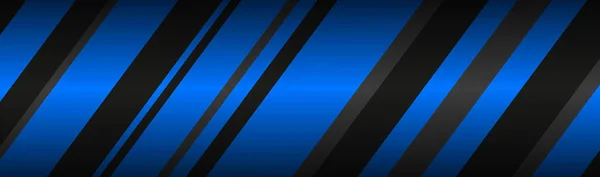 Abstracte Header Met Zwarte Blauwe Lijnen Moderne Materiaaltechnologie Banner Vector — Stockvector