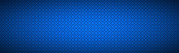 Синий Абстрактный Баннер Контуром Квадратов Простой Векторный Заголовок — стоковый вектор