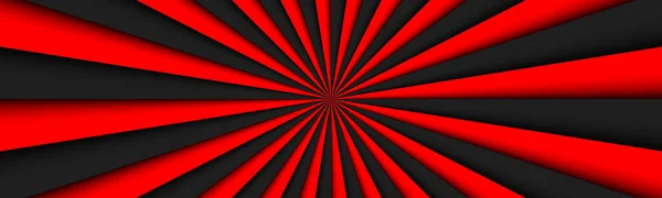 Svart Och Röd Abstrakt Rubrik Svarta Och Röda Linjer Banner — Stock vektor