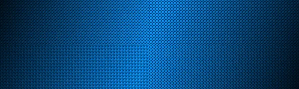Blaue Abstrakte Strukturierte Kreisförmige Kopfzeile Moderner Kreisgeometrischer Textur Hintergrund Vektormuster — Stockvektor